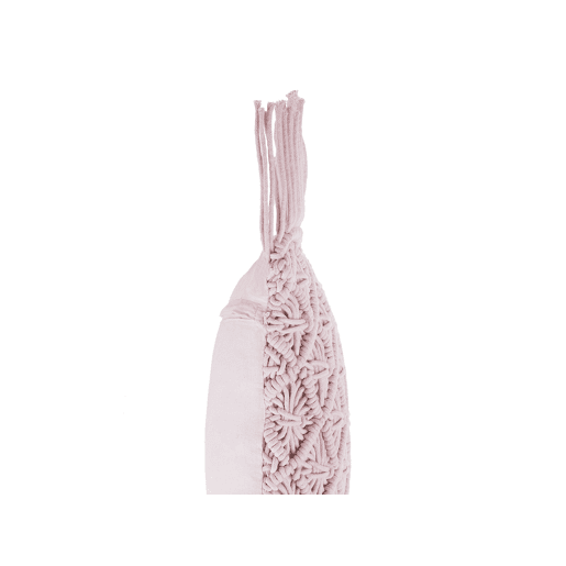 Almofada decorativa YANIKLAR Algodão 40 x 40 cm Rosa Padrão geométrico
