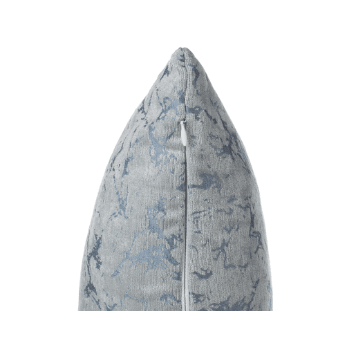 Conjunto de 2 almofadas decorativas WISTERIA 45 x 45 cm Cinzento claro Sólido