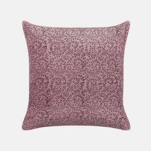 Almofada decorativa ROMNEYA Veludo 45 x 45 cm Rosa Padrão floral