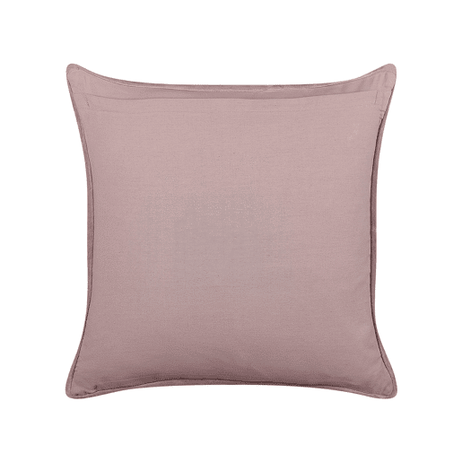 Almofada decorativa ROMNEYA Veludo 45 x 45 cm Rosa Padrão floral