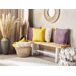 Beliani Cojín decorativo SILYBUM Beliani Cojín decorativo SILYBUM Rosa