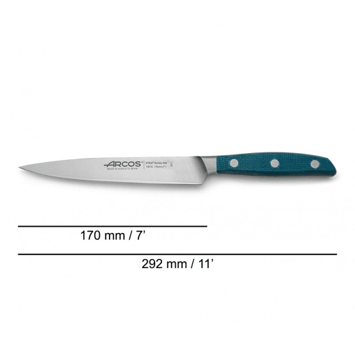 Faca Arcos Sole Lâmina forjada Brooklyn 170 mm Faca Arcos Sole Lâmina forjada Brooklyn 170 mm