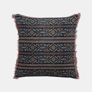 Almofada decorativa RUTA Veludo 45 x 45 cm Multicolor Padrão floral