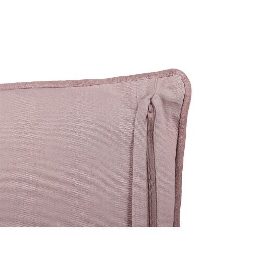 Conjunto de 2 almofadas decorativas ROMNEYA Veludo 45 x 45 cm Rosa Padrão floral