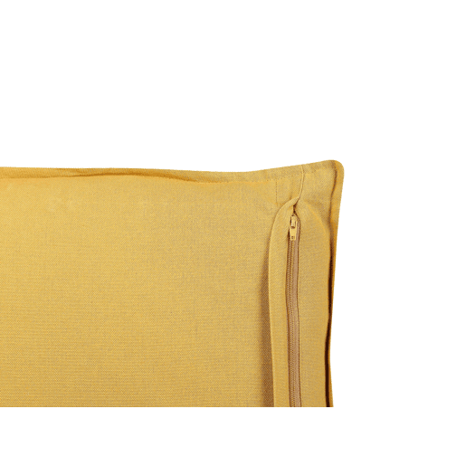 Conjunto de 2 almofadas decorativas RAPIS Veludo 45 x 45 cm Amarelo Padrão geométrico