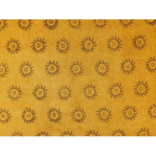 Conjunto de 2 almofadas decorativas RAPIS Veludo 45 x 45 cm Amarelo Padrão geométrico