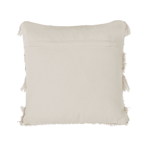 Conjunto de 2 almofadas decorativas VILLUR Algodão 45 x 45 cm Creme Às riscas