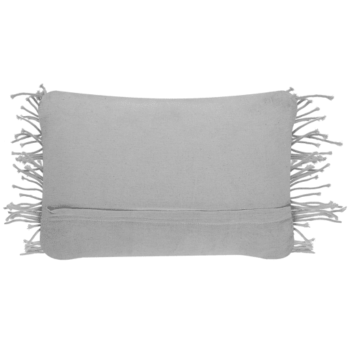 Almofada decorativa KIRIKKALE Algodão 30 x 45 cm Cinzento Padrão geométrico