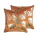 Beliani Cojín decorativo SUNFLOWER 45x45 Beliani Cojín decorativo SUNFLOWER 45x45 Naranja