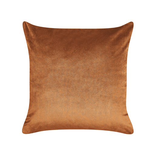 Conjunto de 2 almofadas decorativas SUNFLOWER Veludo 45 x 45 cm Laranja Padrão de plantas