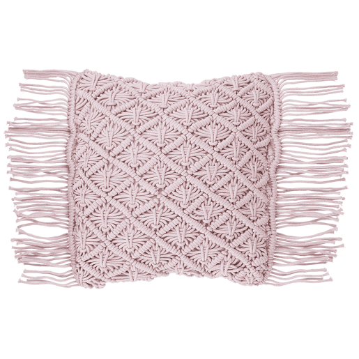 Conjunto de 2 almofadas decorativas YANIKLAR Algodão 40 x 40 cm Rosa Padrão geométrico