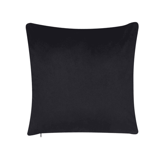 Conjunto de 2 almofadas decorativas TOADFLAX Veludo 45 x 45 cm Verde Preto Padrão de plantas
