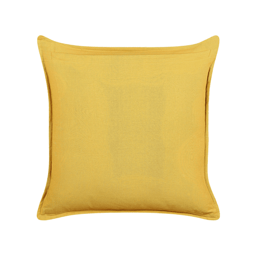 Almofada decorativa RAPIS Veludo 45 x 45 cm Amarelo Padrão geométrico