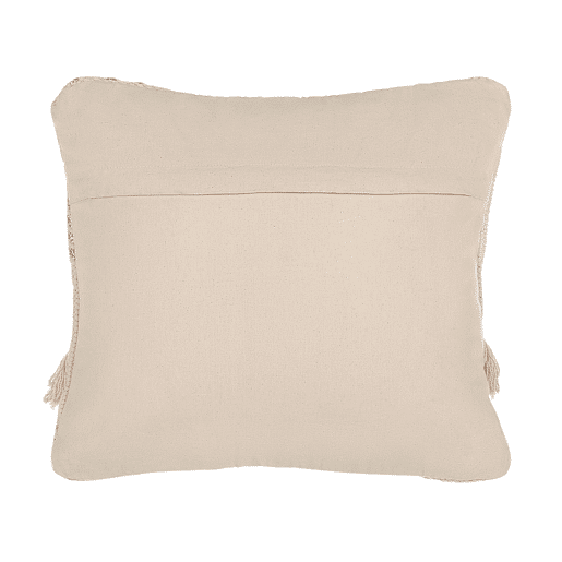 Conjunto de 2 almofadas decorativas VAYALI Algodão 45 x 45 cm Creme Às riscas