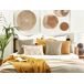 Beliani Cojín decorativo SENECIO Beliani Cojín decorativo SENECIO Natural/ Blanco