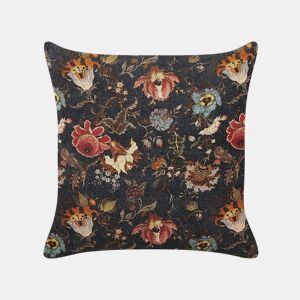 Almofada decorativa RAMONDA Veludo 45 x 45 cm Multicolor Padrão floral