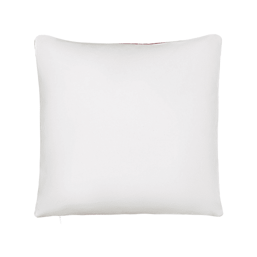 Conjunto de 2 almofadas decorativas ROBBIE 45 x 45 cm Vermelho Padrão natalicio