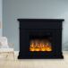 Chimenea Mural 1500w Caminetto Fuego Roberta Chimenea Mural 1500w Caminetto Fuego Roberta Negro