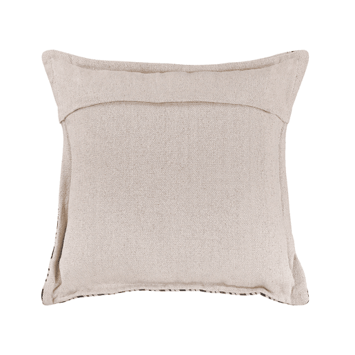 Conjunto de 2 almofadas decorativas SIRVAN Algodão 45 x 45 cm Preto Padrão geométrico