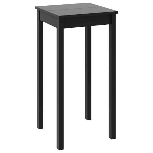 vidaXL Mesa de bar em MDF preto 55x55x107 cm vidaXL Mesa de bar em MDF preto 55x55x107 cm