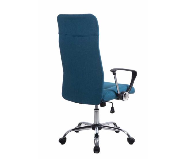Sillón de oficina toledo | reclinable | tapizado en tela (color: azul)