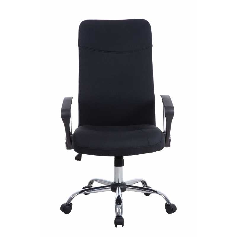 Sillón de oficina toledo | reclinable | tapizado en tela (color: negro)