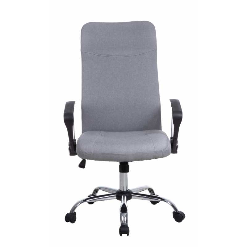 Sillón de oficina toledo | reclinable | tapizado en tela (color: gris)