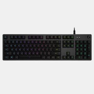 Teclado Logitech Lightsync G512 Gaming Preto Iluminação RGB AZERTY