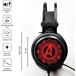 Auriculares Gaming Avengers ERT Auriculares Gaming Avengers ERT Negro/ Rojo