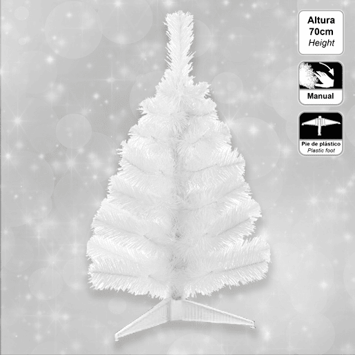 Aputo branco elegante 70 cm