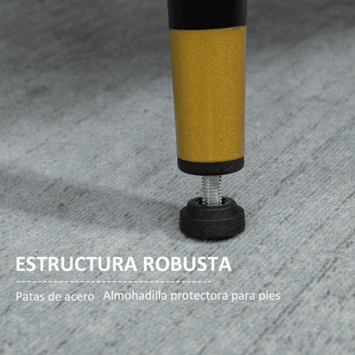 HOMCOM Poltrona Sala de Estar Poltrona Relax com Apoio para os Braços Assento Acolchoado e Pés de Aço Sofá Individual Moderno para Dormitório 76x68x80 cm Cinza