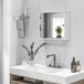 Armario con Espejo MDF, Vidrio kleankin, hogar - baño Armario con Espejo MDF, Vidrio kleankin, hogar - baño Blanco