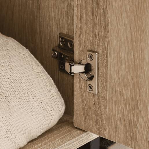HOMCOM Aparador Sala de Estar Móvel Buffet com 2 Portas e Prateleiras Armário de Armazenamento para Sala de Jantar Dormitório Estilo Moderno 80x29,5x80 cm Madeira e Preto