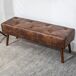 Banco de Cama PU, Espuma, Madera de Caucho HOMCOM Banco de Cama PU, Espuma, Madera de Caucho HOMCOM Marrón