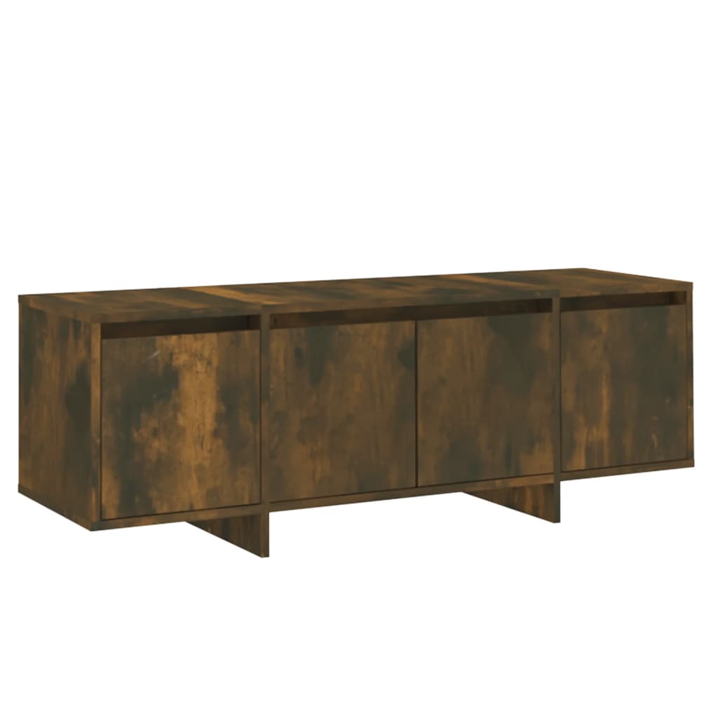 Mueble de tv madera contrachapada roble ahumado 120x30x40,5 cm