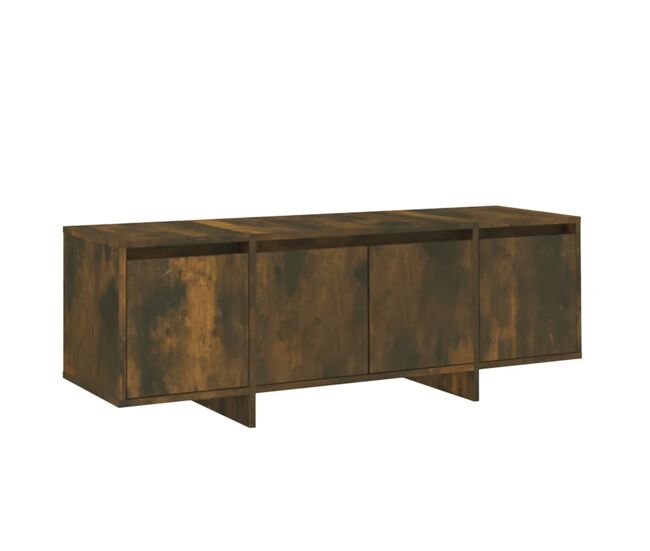 Mueble de tv madera contrachapada roble ahumado 120x30x40,5 cm