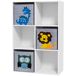 Estantería Juguetes Infantil ZONEKIZ Estantería Juguetes Infantil ZONEKIZ Blanco/ Gris