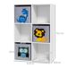 Estantería Juguetes Infantil ZONEKIZ Estantería Juguetes Infantil ZONEKIZ Blanco/ Gris