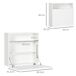 Mesa de Pared HOMCOM, hogar - muebles de salón Mesa de Pared HOMCOM, hogar - muebles de salón Blanco