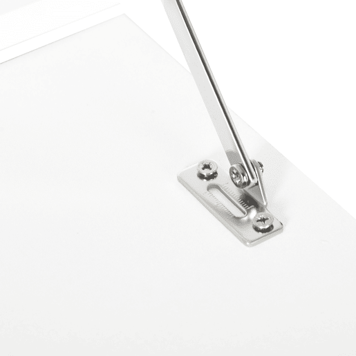 HOMCOM Secretária de Parede Moderna Mesa Dobrável de Parede Multifuncional com Prateleiras de Armazenamento Carga 40 kg para Dormitório Sala de Estar Escritório 64x20x60 cm Branco