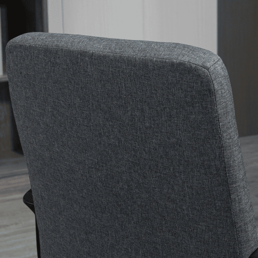 Vinsetto Cadeira de Escritório Cadeira de Escritório Giratória com Altura Ajustável e Apoio para os Braços Estilo Moderno Carga 120 kg para Estudio 59x63x96-105,5 cm Cinza