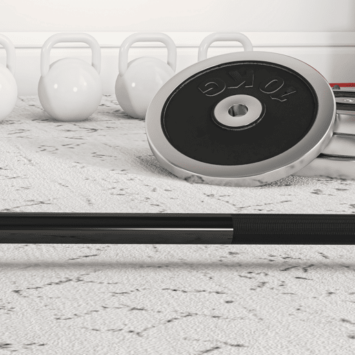 SPORTNOW Barra de Pesos de Aço180 cm Ø50 mm com 2 Grampos Carga 200 kg Barra Olimpica para Discos de Ø5 cm Treino em Ginásio Casa Prata e Preto