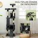 Árbol para Gato Tablero Madera Aglomerado, Felpa y Sisal PawHut Árbol para Gato Tablero Madera Aglomerado, Felpa y Sisal PawHut Gris