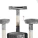Árbol para Gato Tablero Madera Aglomerado, Felpa y Sisal PawHut Árbol para Gato Tablero Madera Aglomerado, Felpa y Sisal PawHut Gris