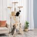 Árbol para Gato Tablero Madera Aglomerado, Felpa y Sisal PawHut Árbol para Gato Tablero Madera Aglomerado, Felpa y Sisal PawHut Crudo