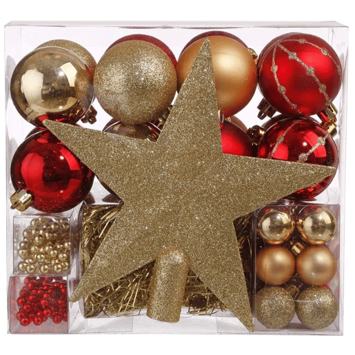 44 peças kit de bola de natal
