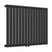 Radiador de panel Nore de Diseño monocapa tubular acero Radiador de panel Nore de Diseño monocapa tubular acero Negro