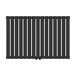 Radiador de panel Nore de Diseño monocapa tubular acero Radiador de panel Nore de Diseño monocapa tubular acero Negro