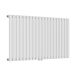 Radiador de panel Nore de Diseño monocapa tubular acero Radiador de panel Nore de Diseño monocapa tubular acero Blanco