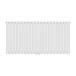Radiador de panel Nore de Diseño monocapa tubular acero Radiador de panel Nore de Diseño monocapa tubular acero Blanco